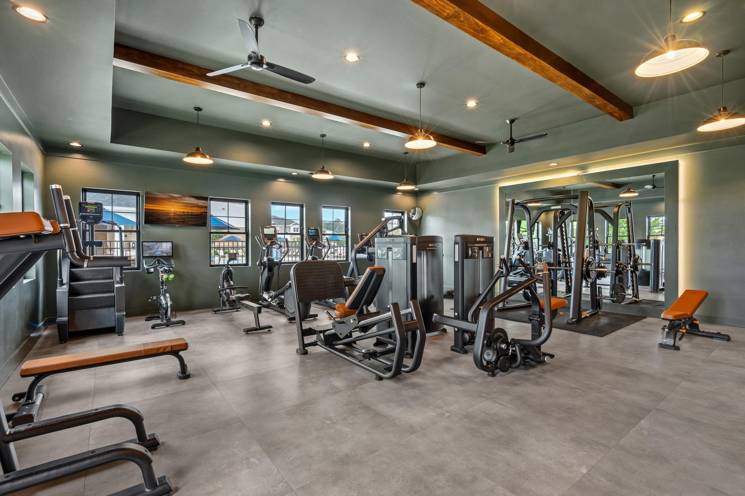 24-Hour Expansive Fitness Center