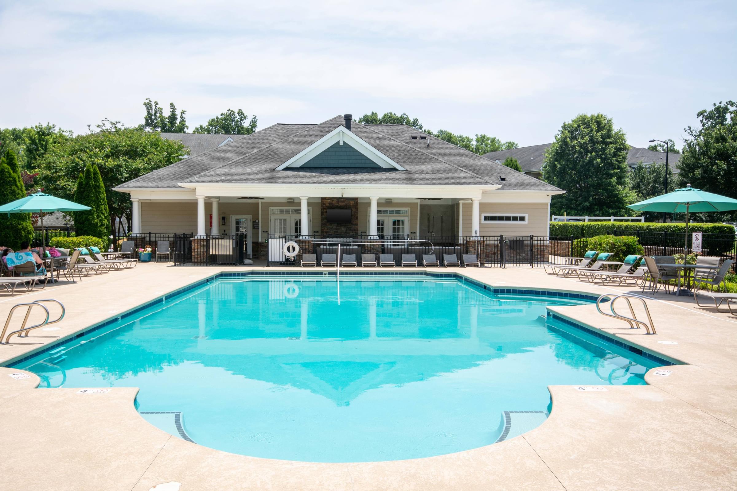 Saltwater Swimming Pool with Expansive Sundeck