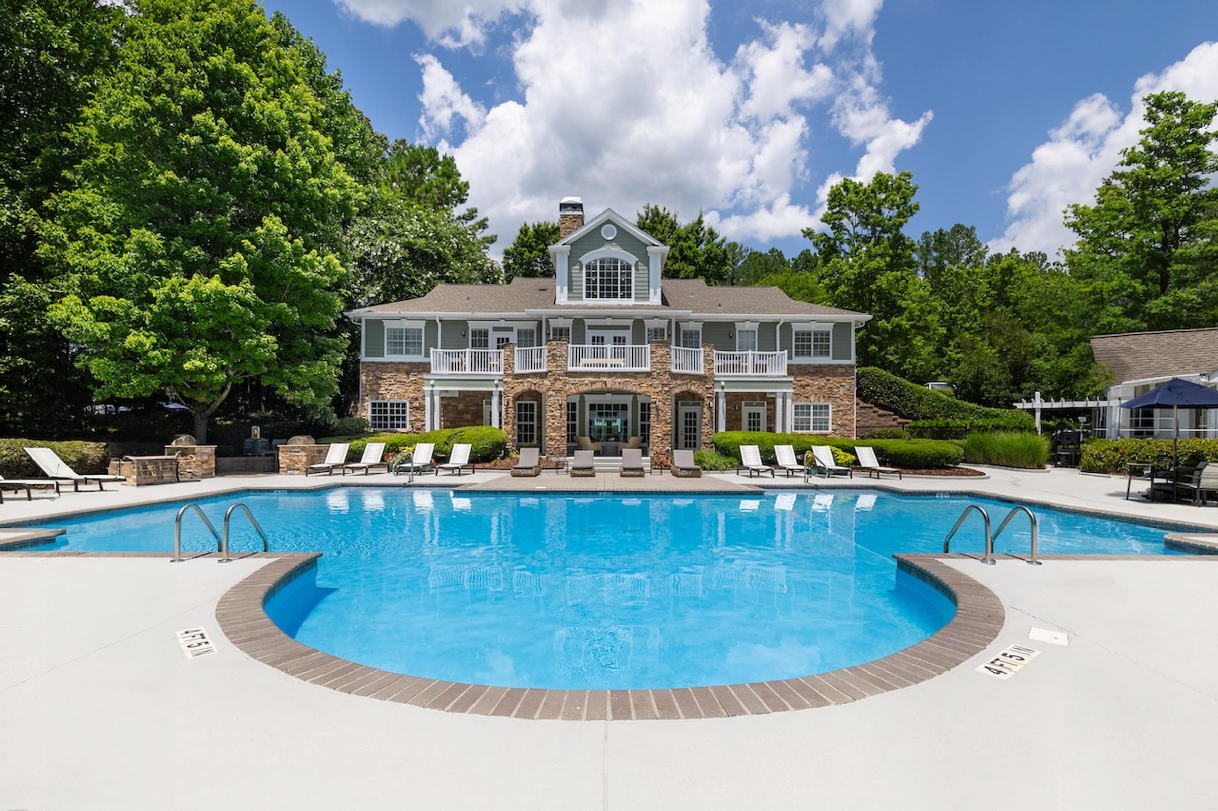Resort Style Pool with Lounge Chairs
