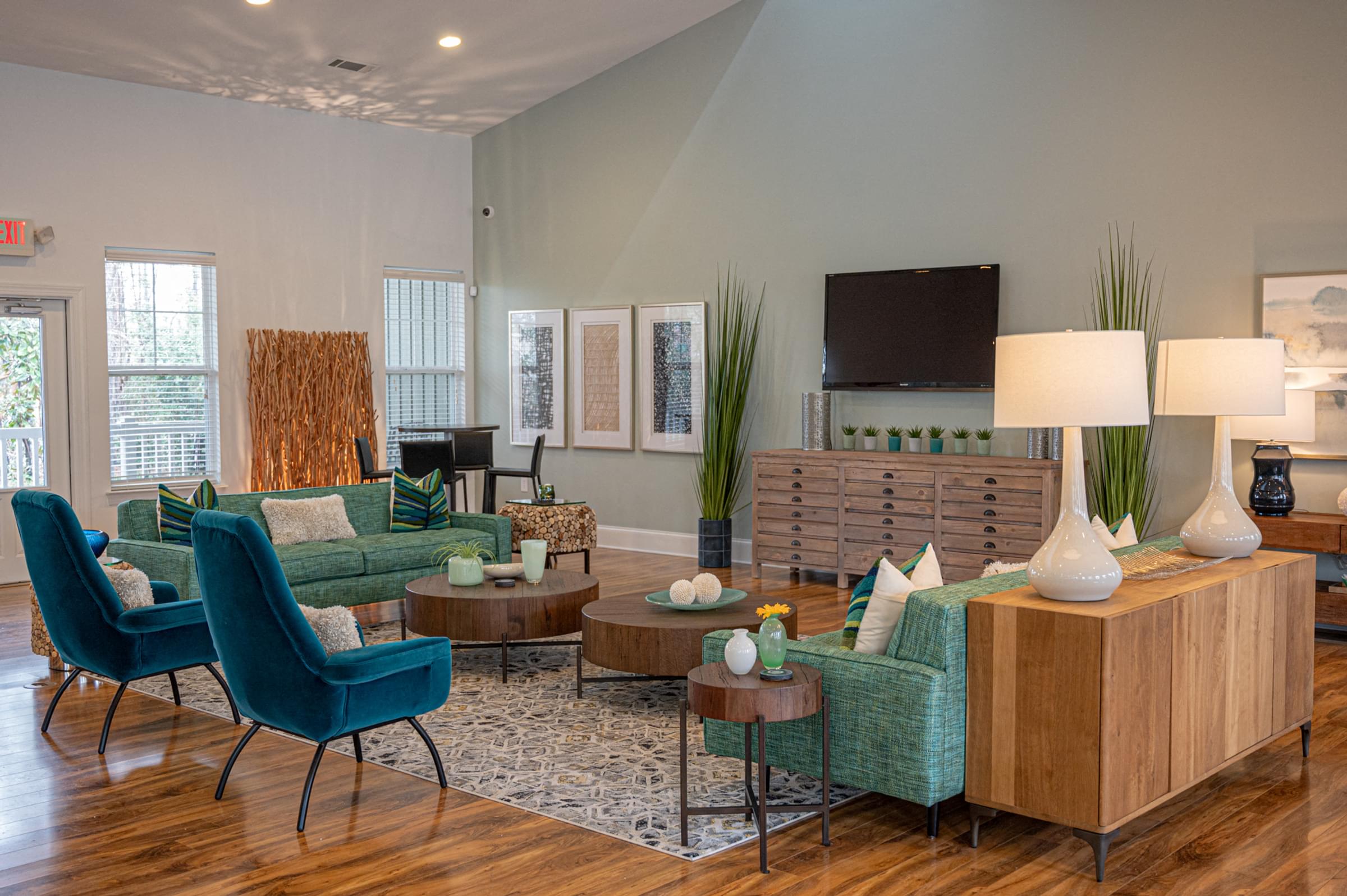 Relax Inside the Hawthorne at Murrayville Clubhouse Hawthorne at Murrayville Clubhouse