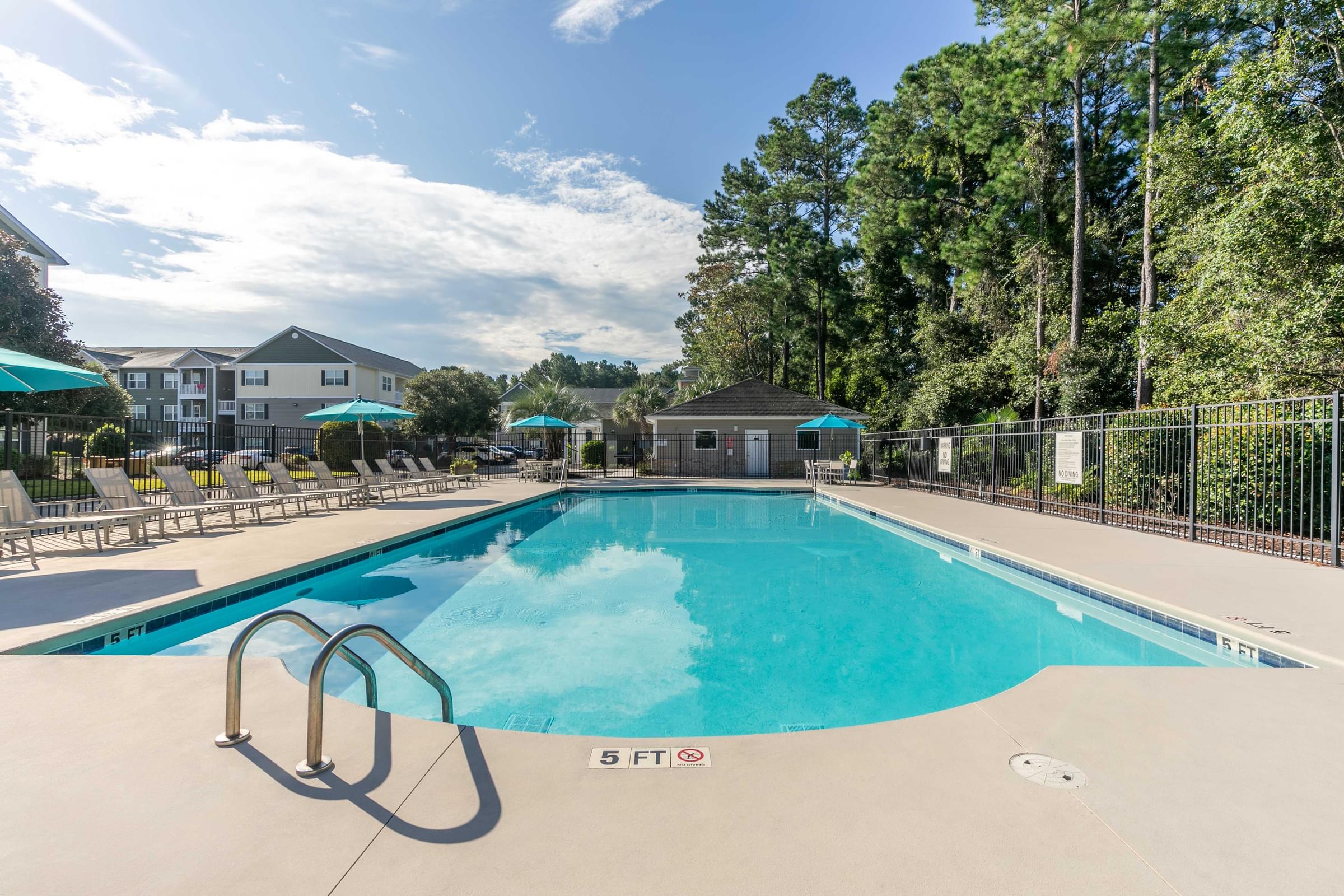 Resort-style Swimming Pool with Expansive Sundeck