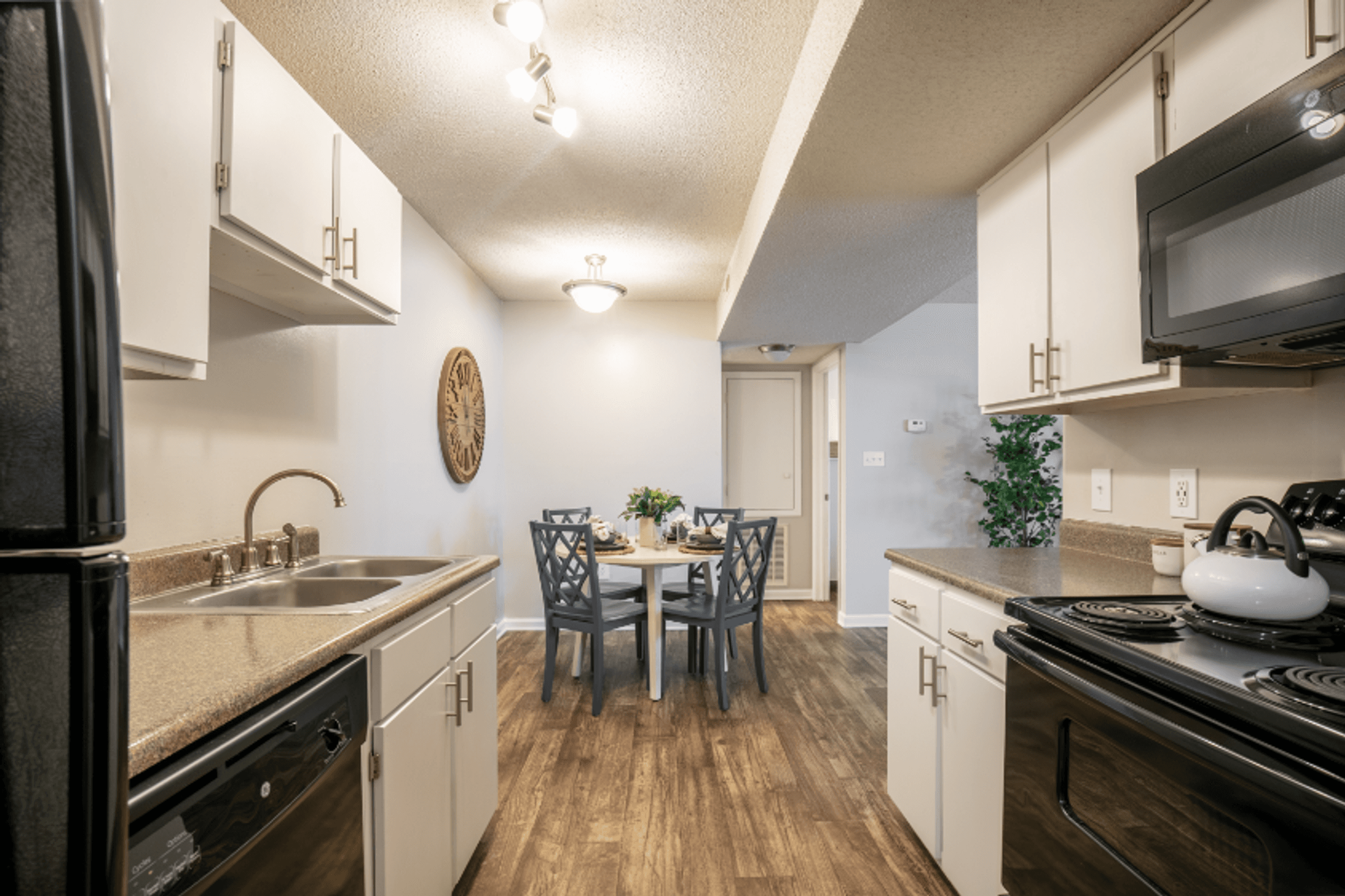 Spacious Kitchens with Separate Dining Room Area