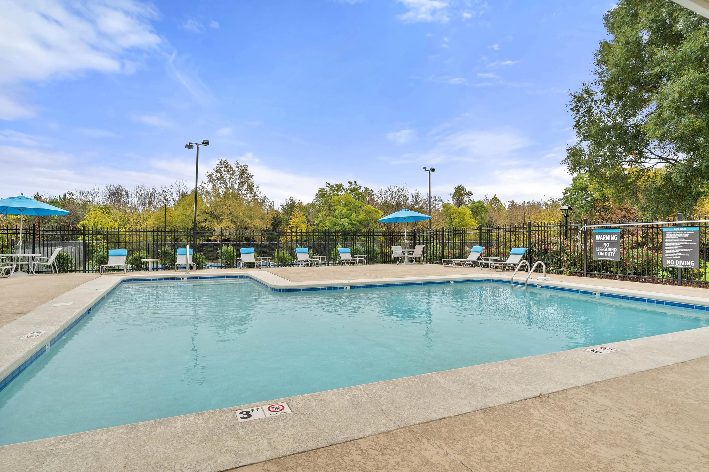 Resort Style Swimming Pool With Sundeck
