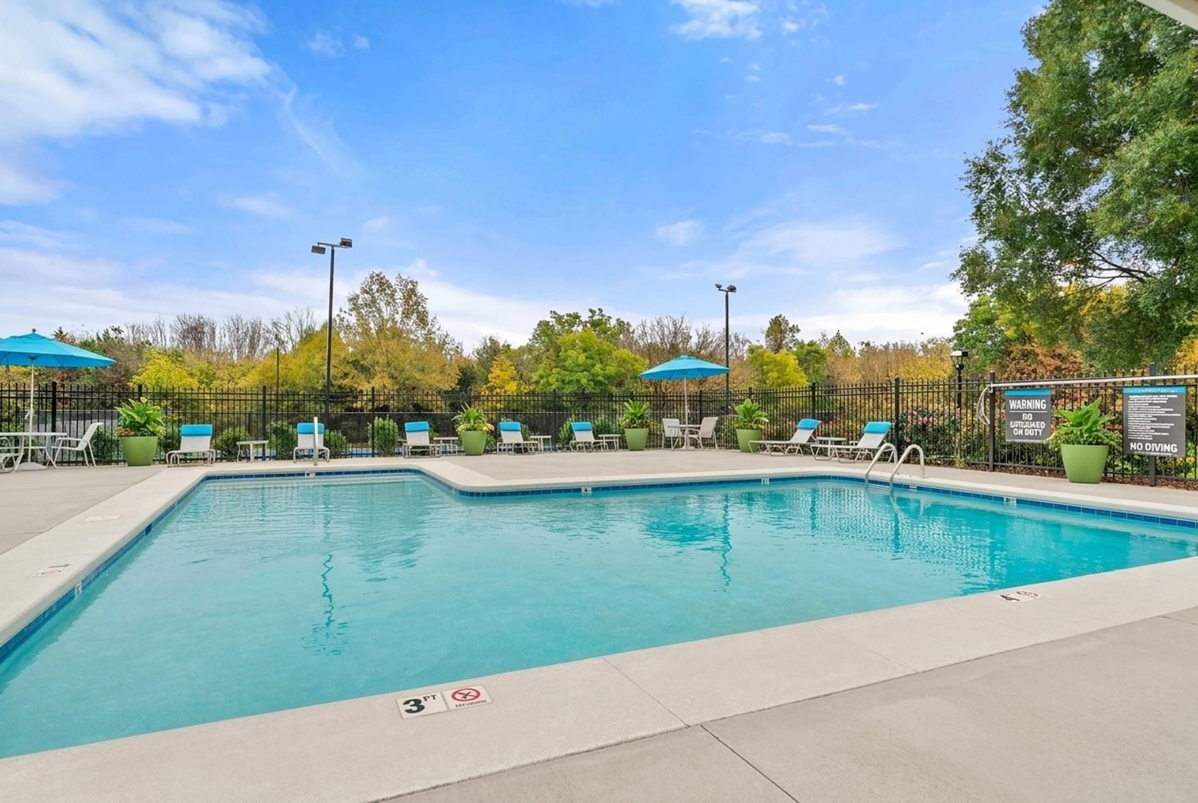 Resort Style Swimming Pool With Sundeck