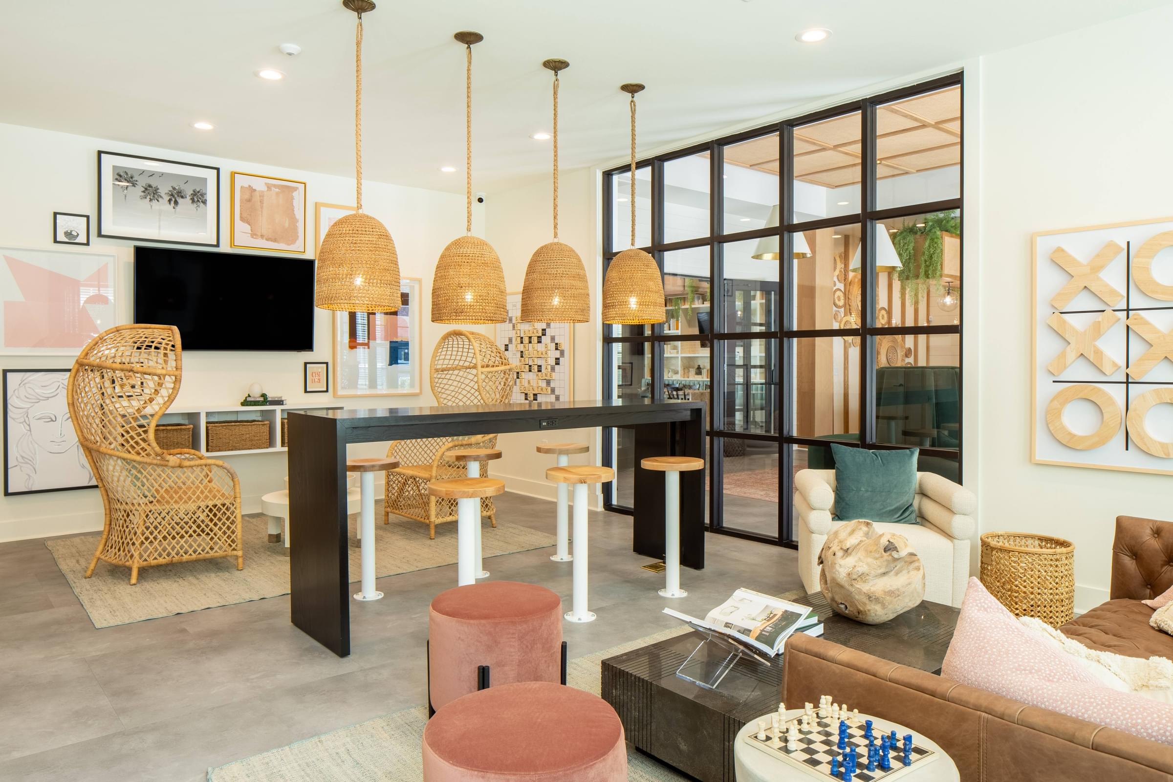 7,000 sq. ft. Luxury Clubhouse with Resident Lounge with complimentary WIFI