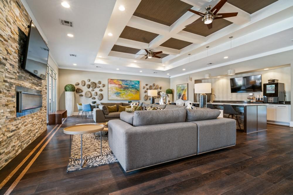 Residential Clubhouse Interior at Hawthorne at Simpsonville