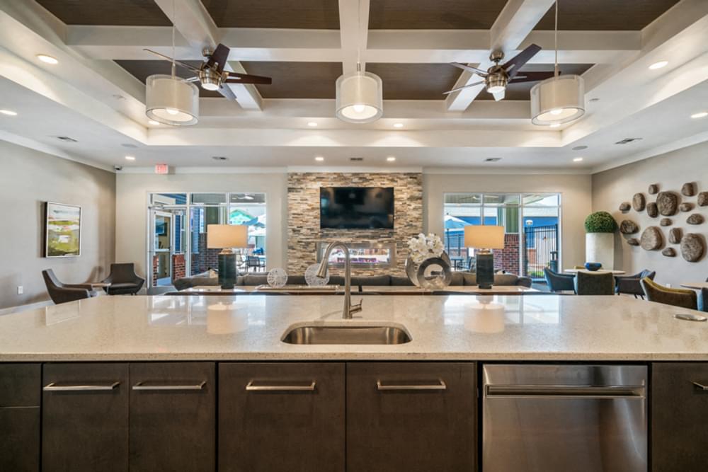 Residential Clubhouse Interior at Hawthorne at Simpsonville