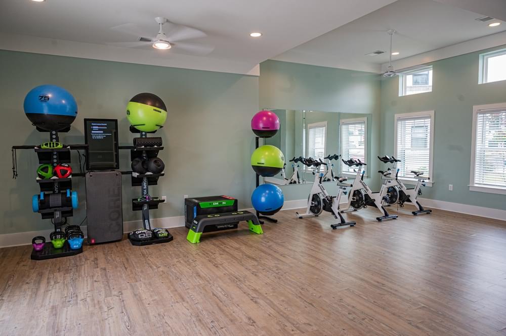 the gym at the westminster apartments