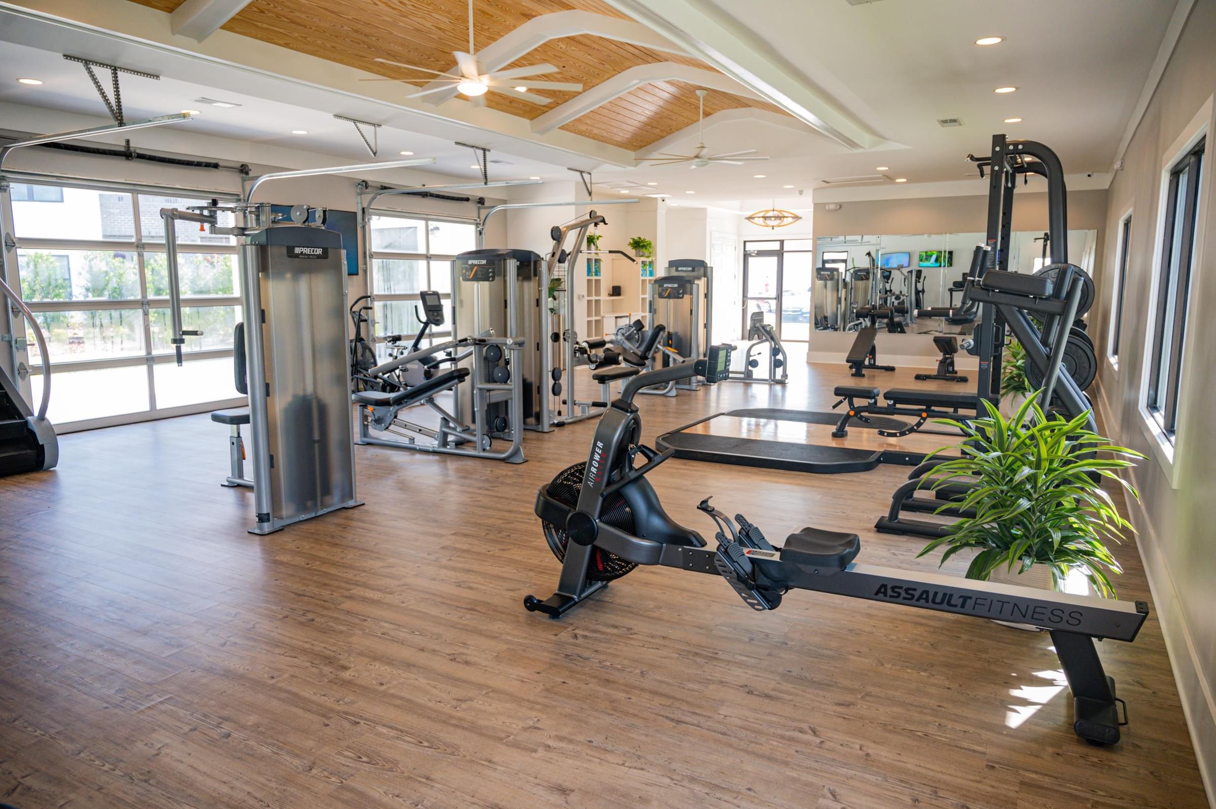 Expansive 24-Hour Fitness Center