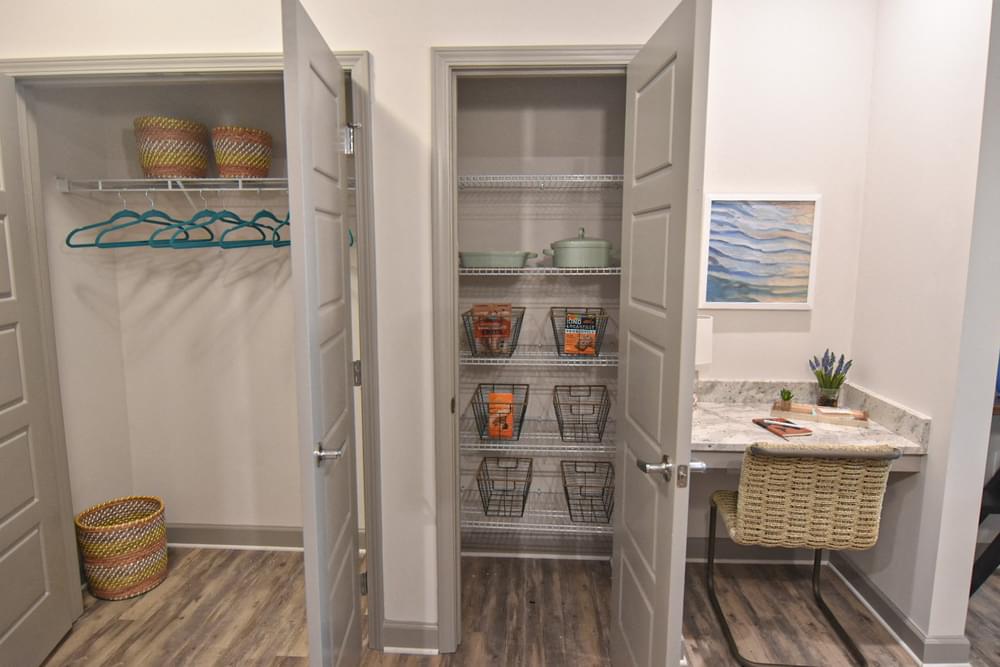 Coat Closet, Pantry and Built-In Desk Hawthorne at Smith Creek