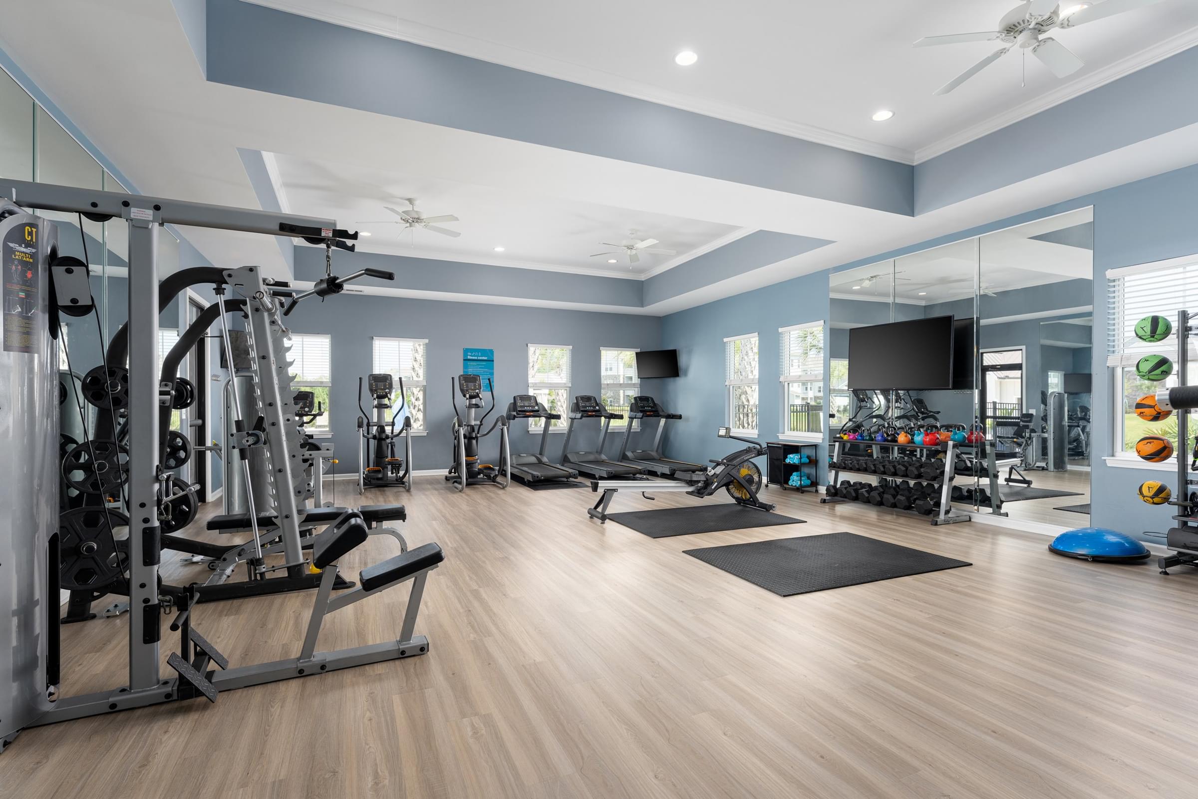 Fitness Center with On Demand Virtual Training