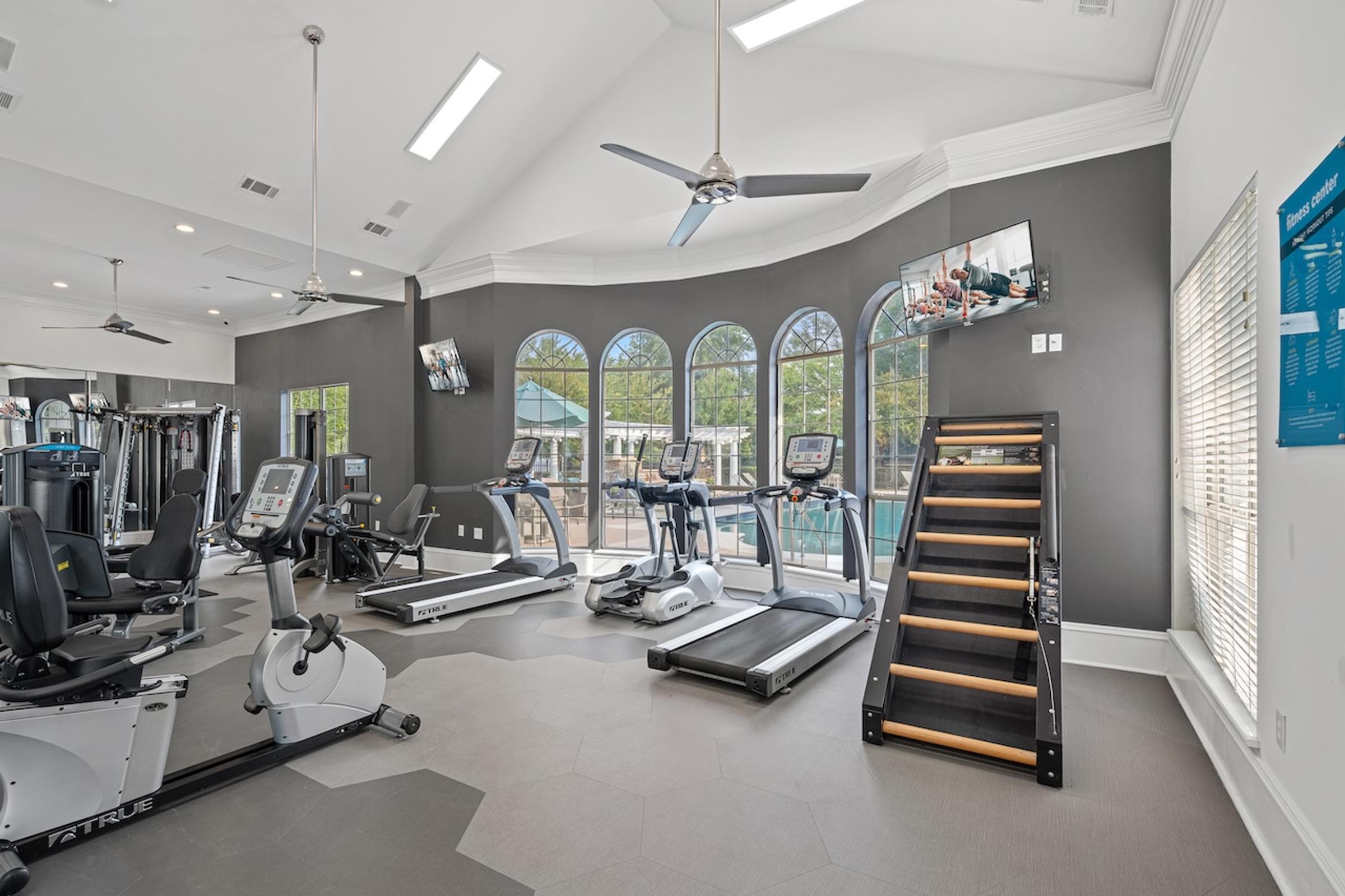 Expanded Fitness Center with Cardio and Strength Studio