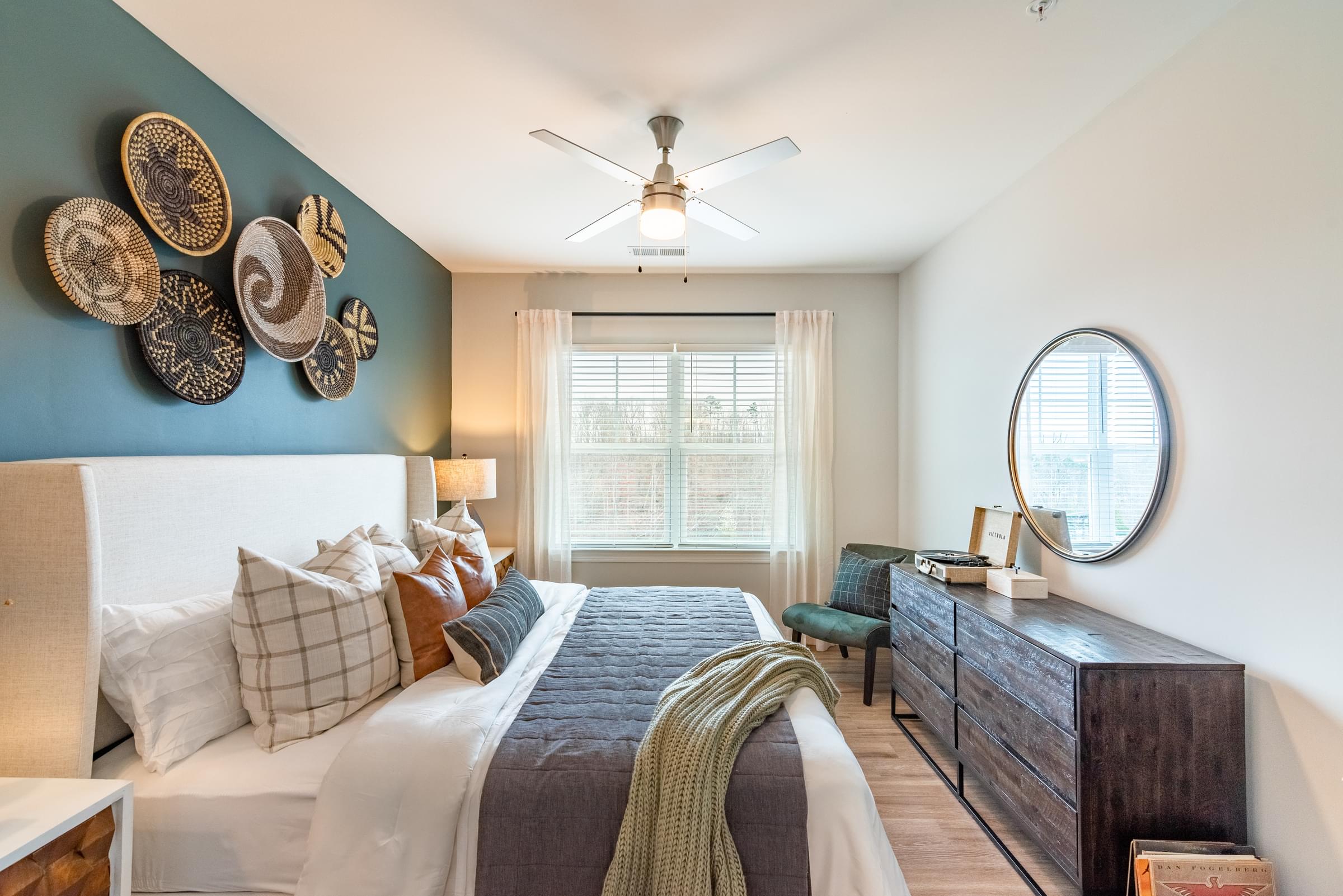 Ceiling Fans in All Bedrooms