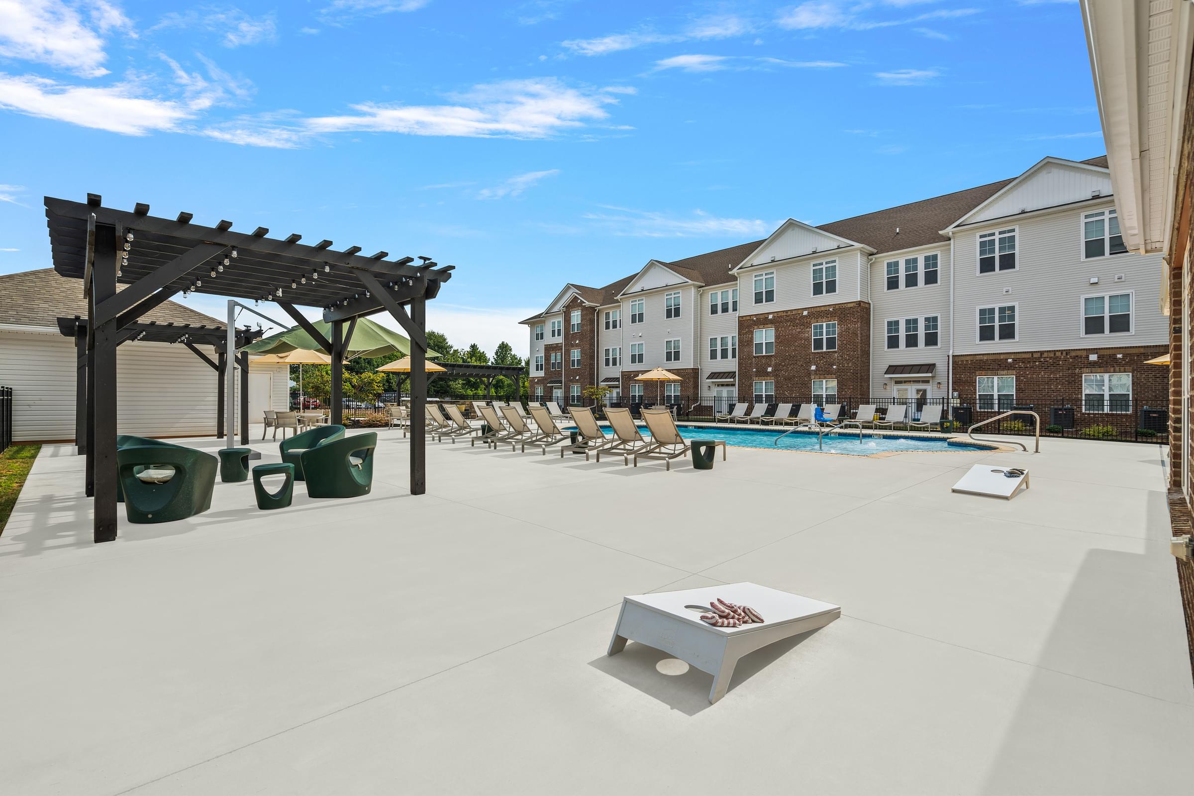 take a dip in our resort style swimming pool