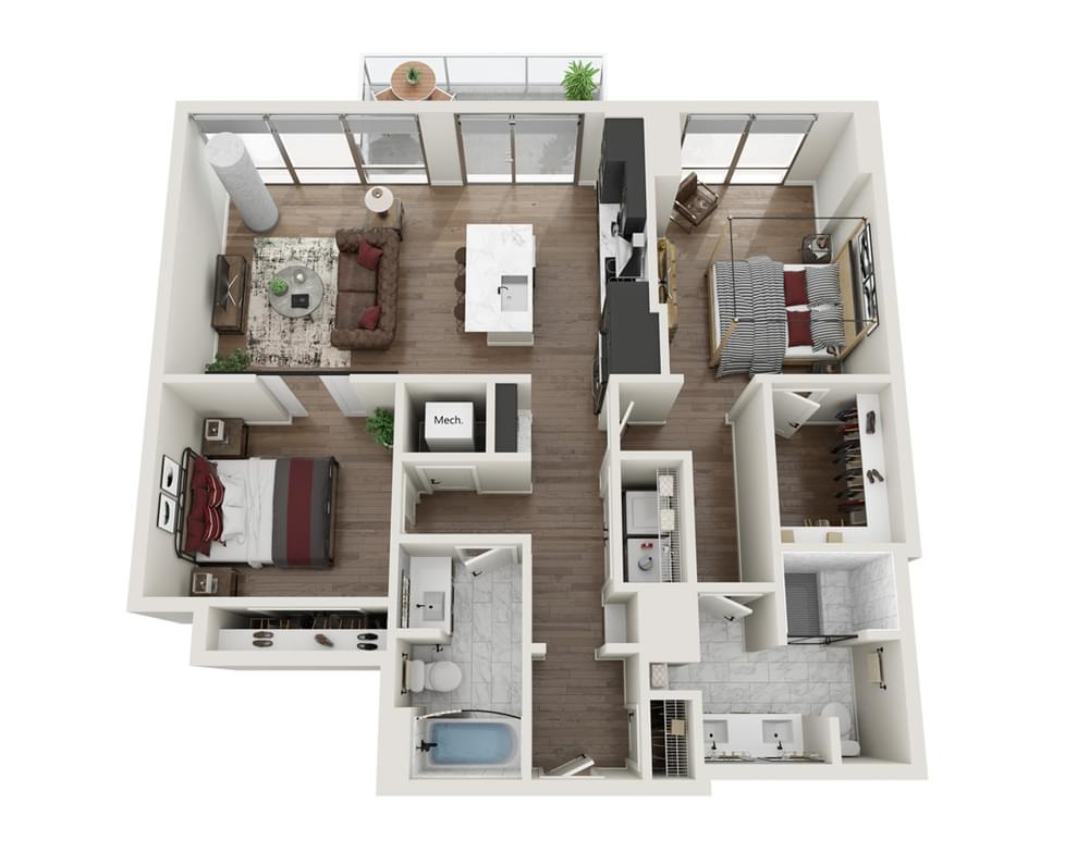 2 Bedroom