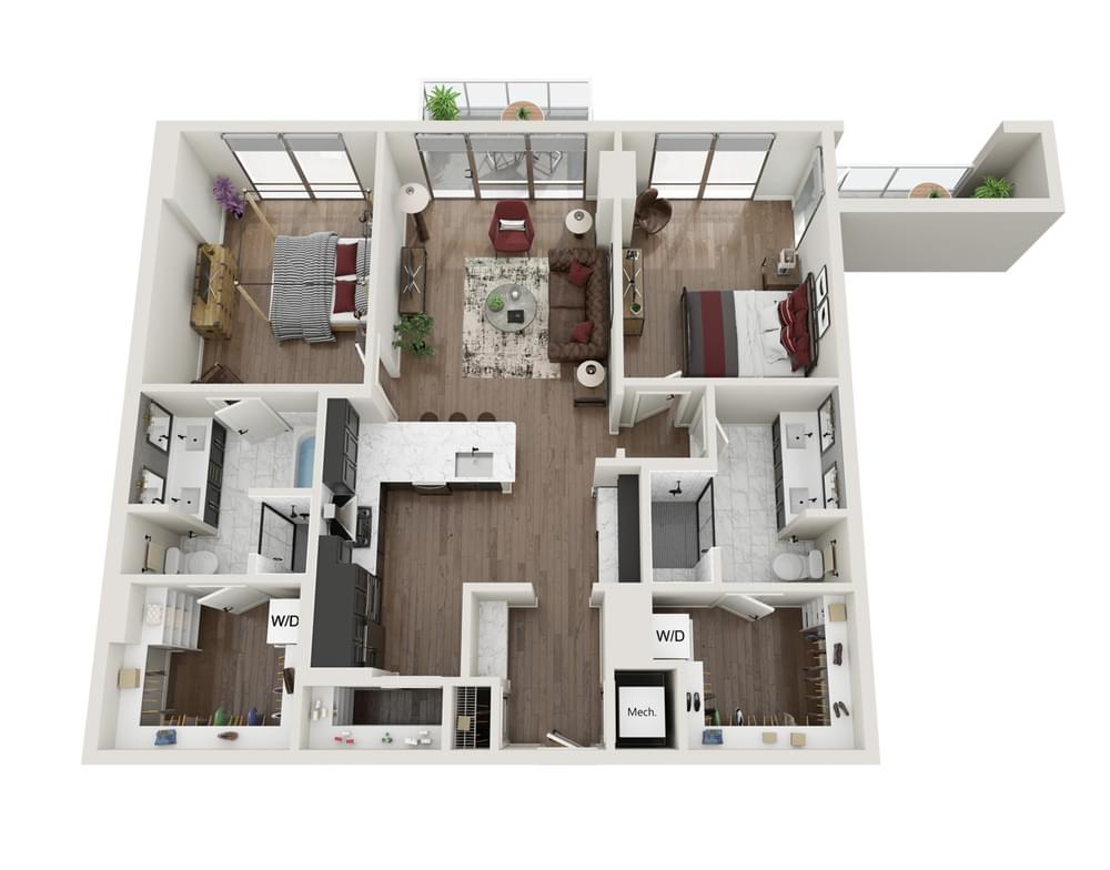 2 Bedroom