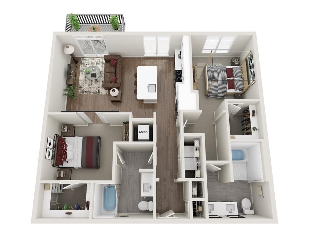 2 Bedroom