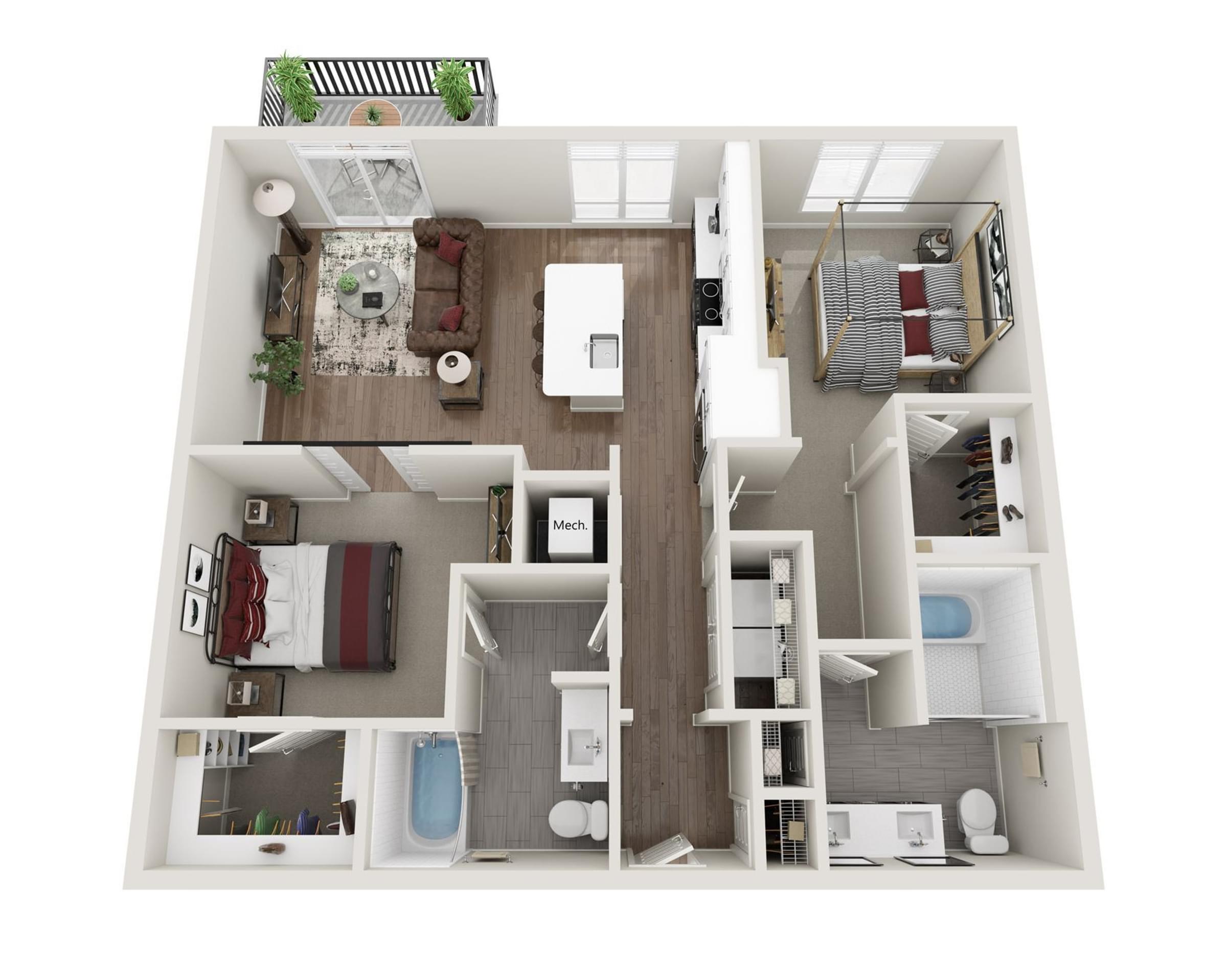 500 West Trade B2S Floor Plan