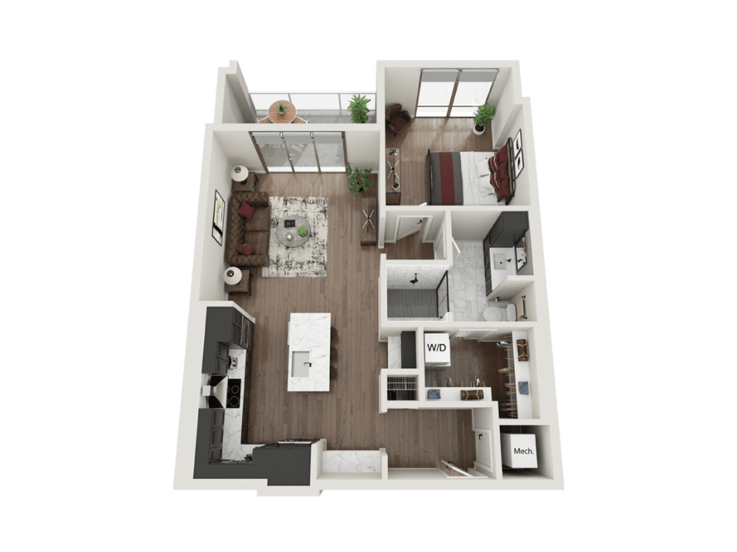 500 West Trade A1.T Floor Plan