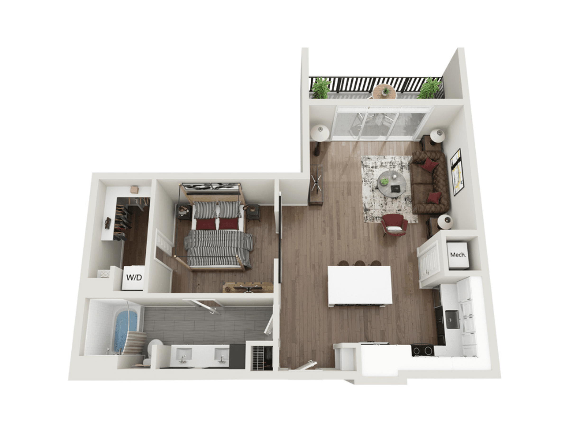 500 West Trade A3 Floor Plan
