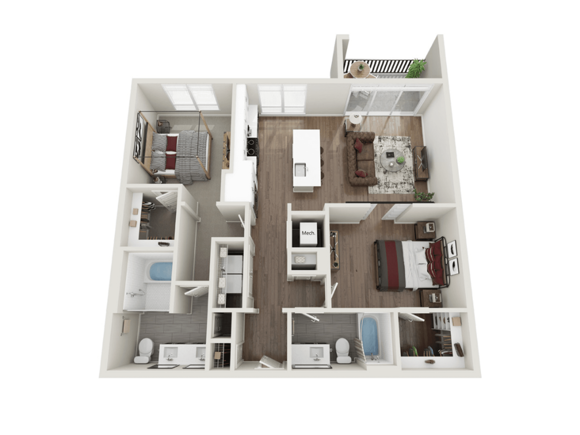 500 West Trade B2 Floor Plan