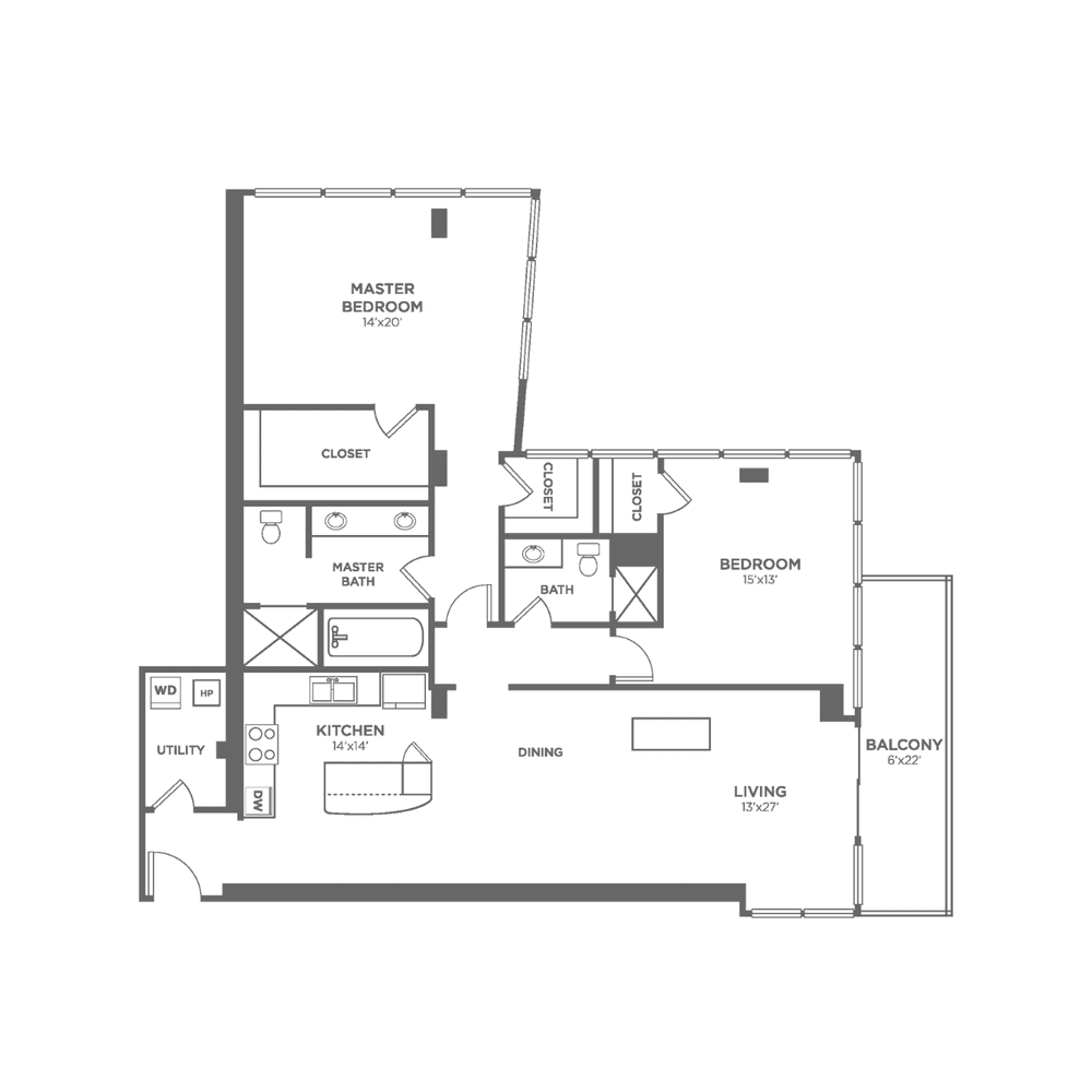 2 Bedroom
