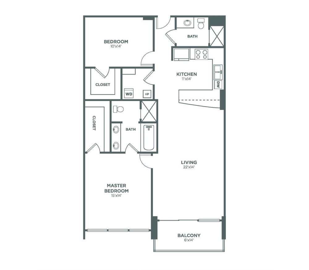 2 Bedroom