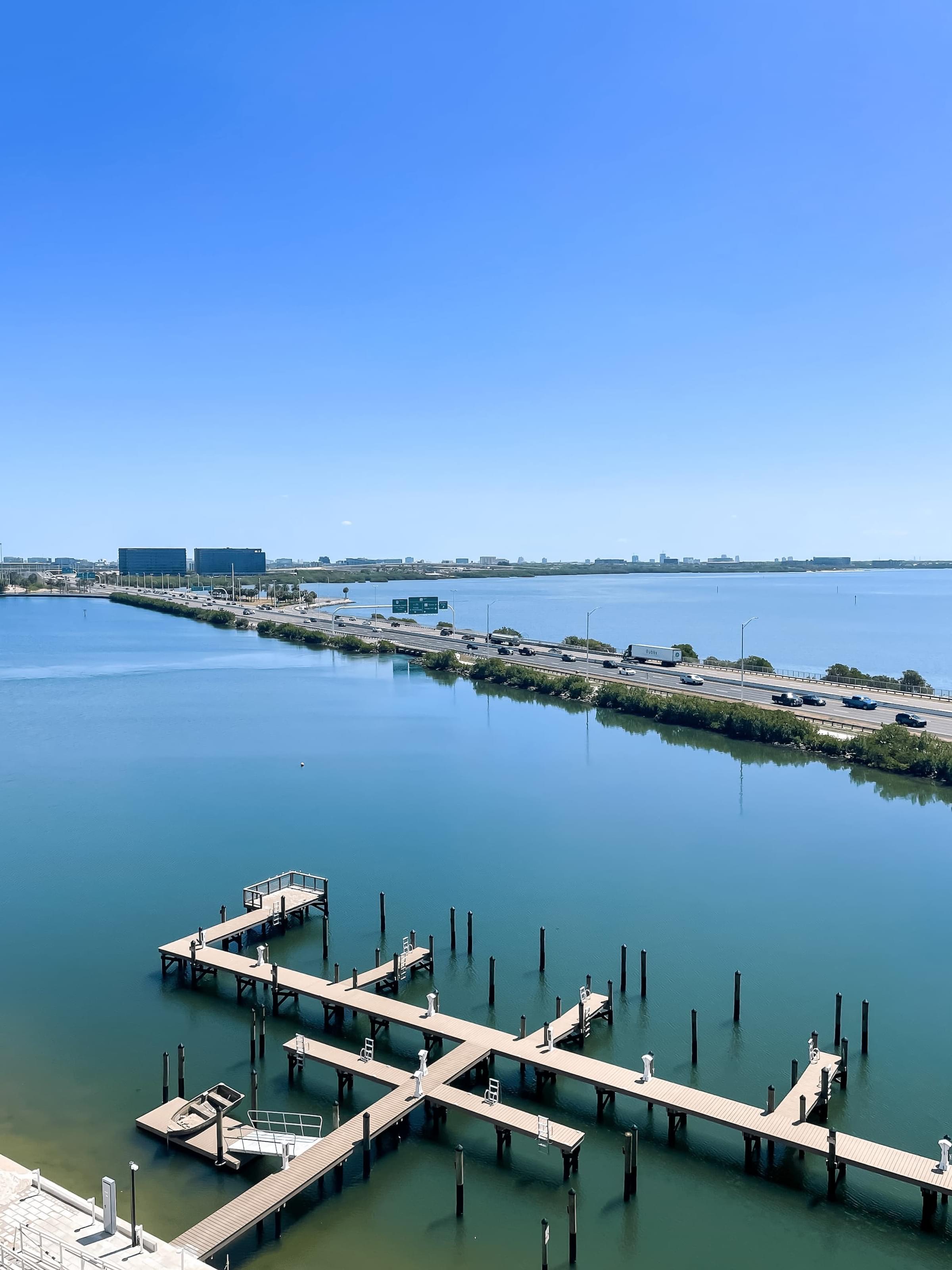 Views of Boat Dock & Tampa Bay