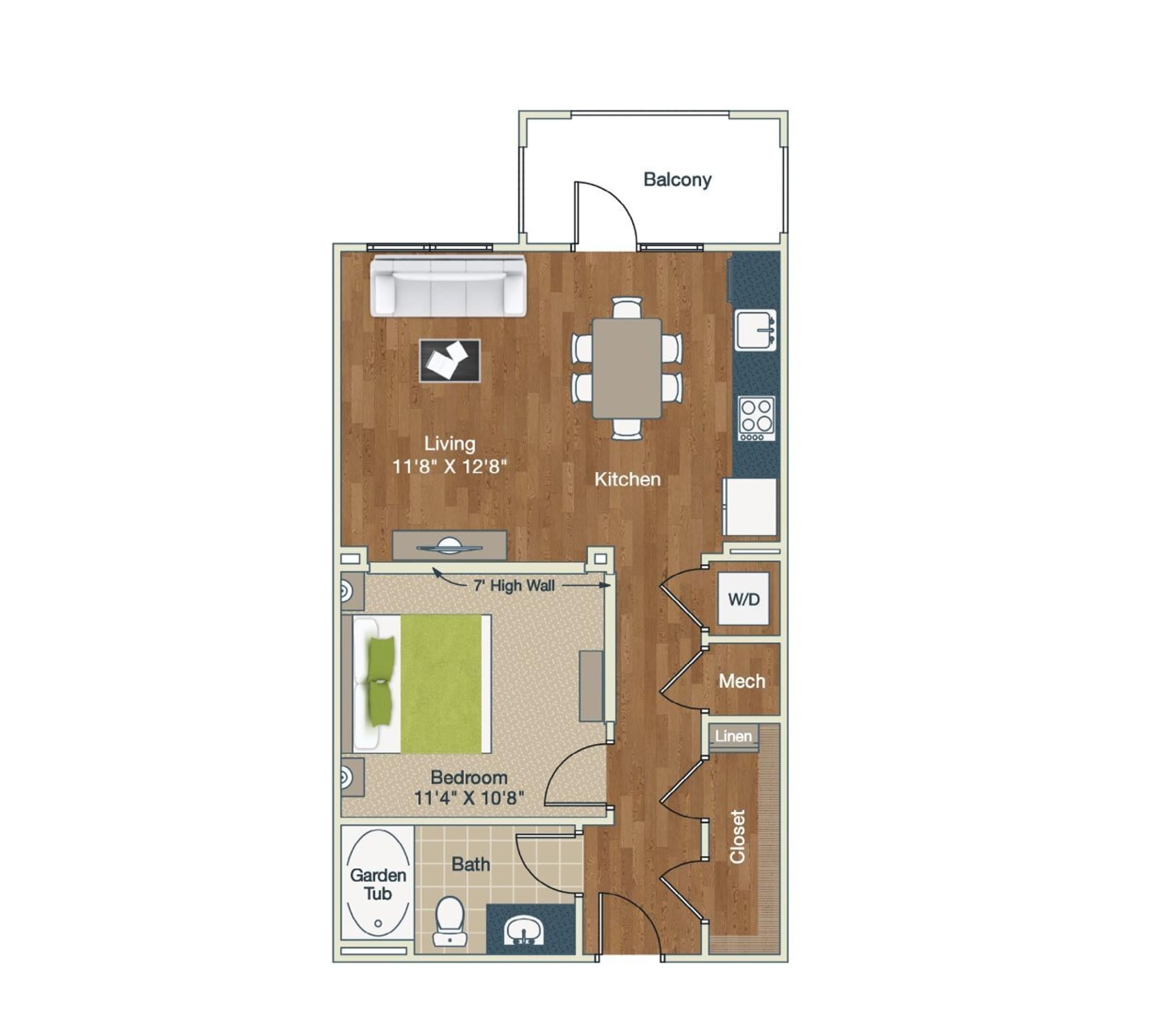0 bedroom floor plan image