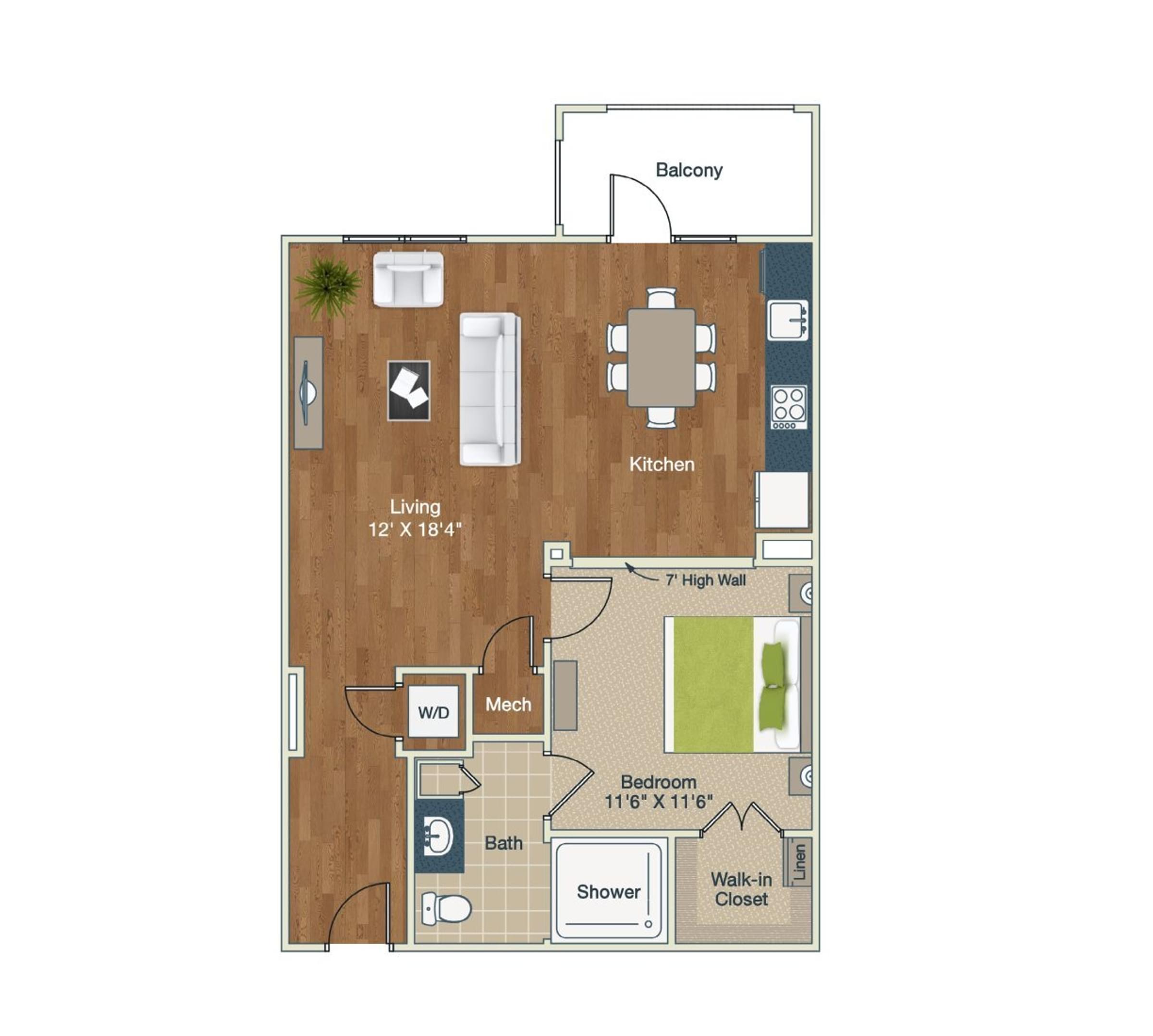 0 bedroom floor plan image
