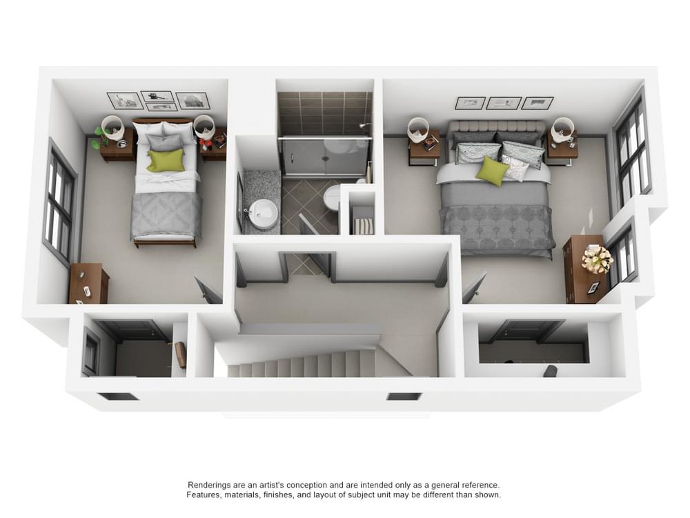 TH3 3 Bedroom floor plan image