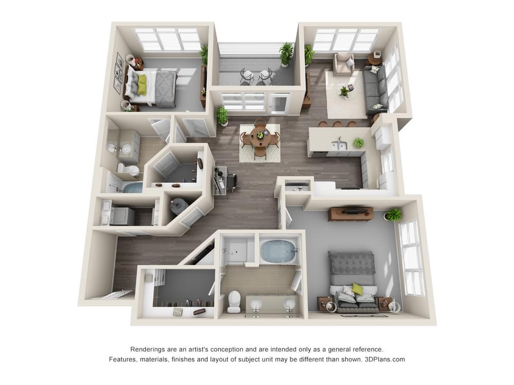 B2 - 2 Bedroom 2 Bedroom image