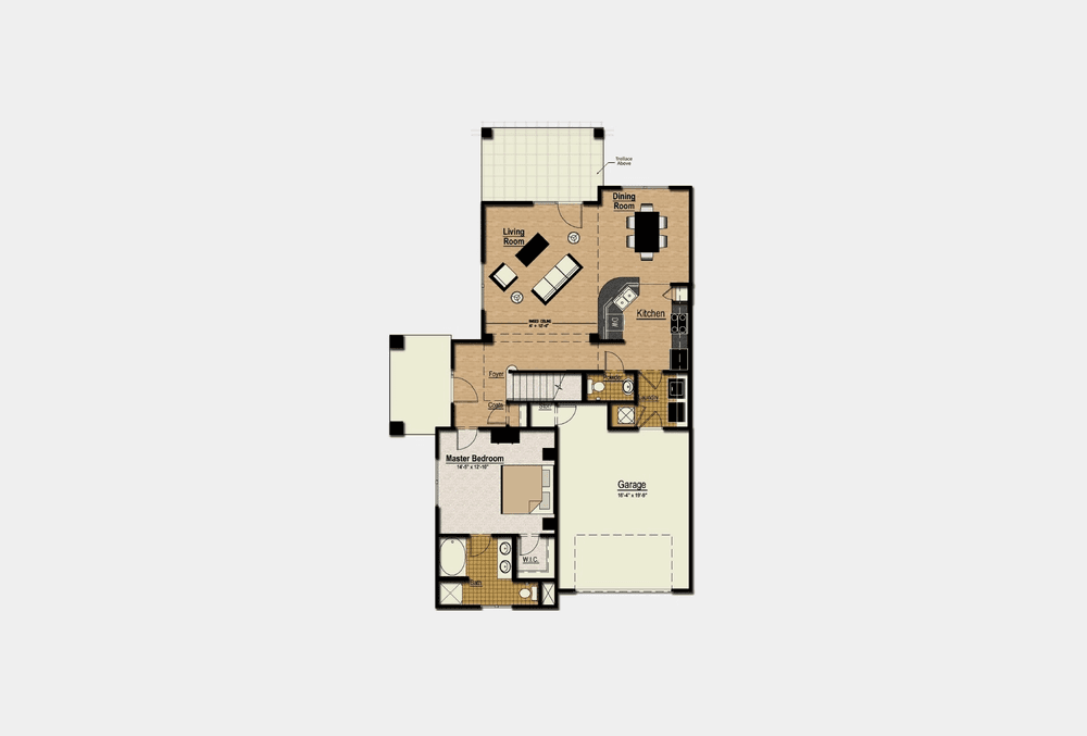 Fordham 3 Bedroom floor plan image