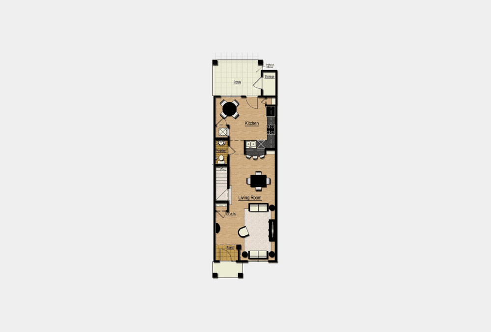 Rosemary 2 Bedroom floor plan image