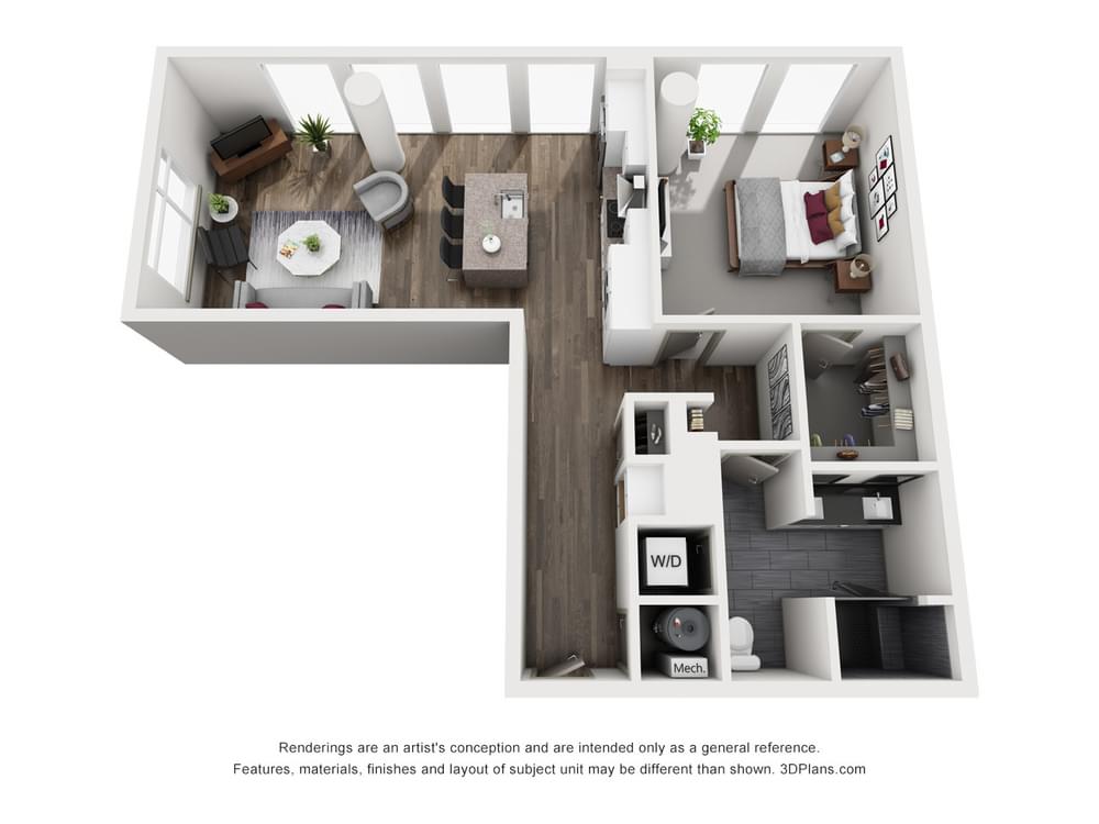 Tower - Mezcal floor plan graphic