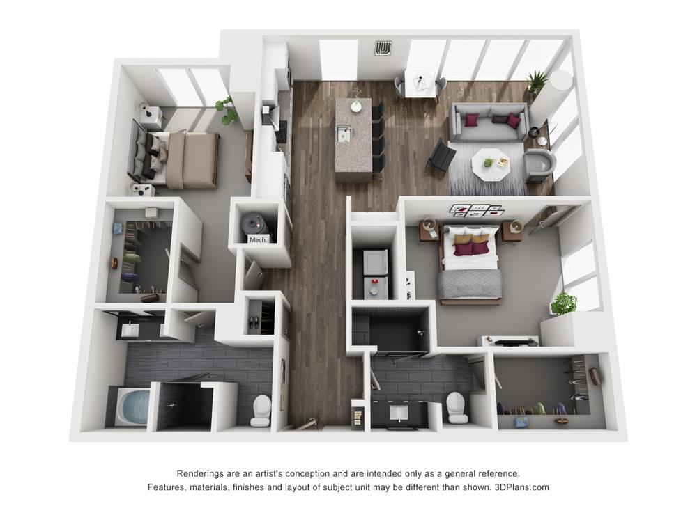 Tower - Sazerac floor plan graphic