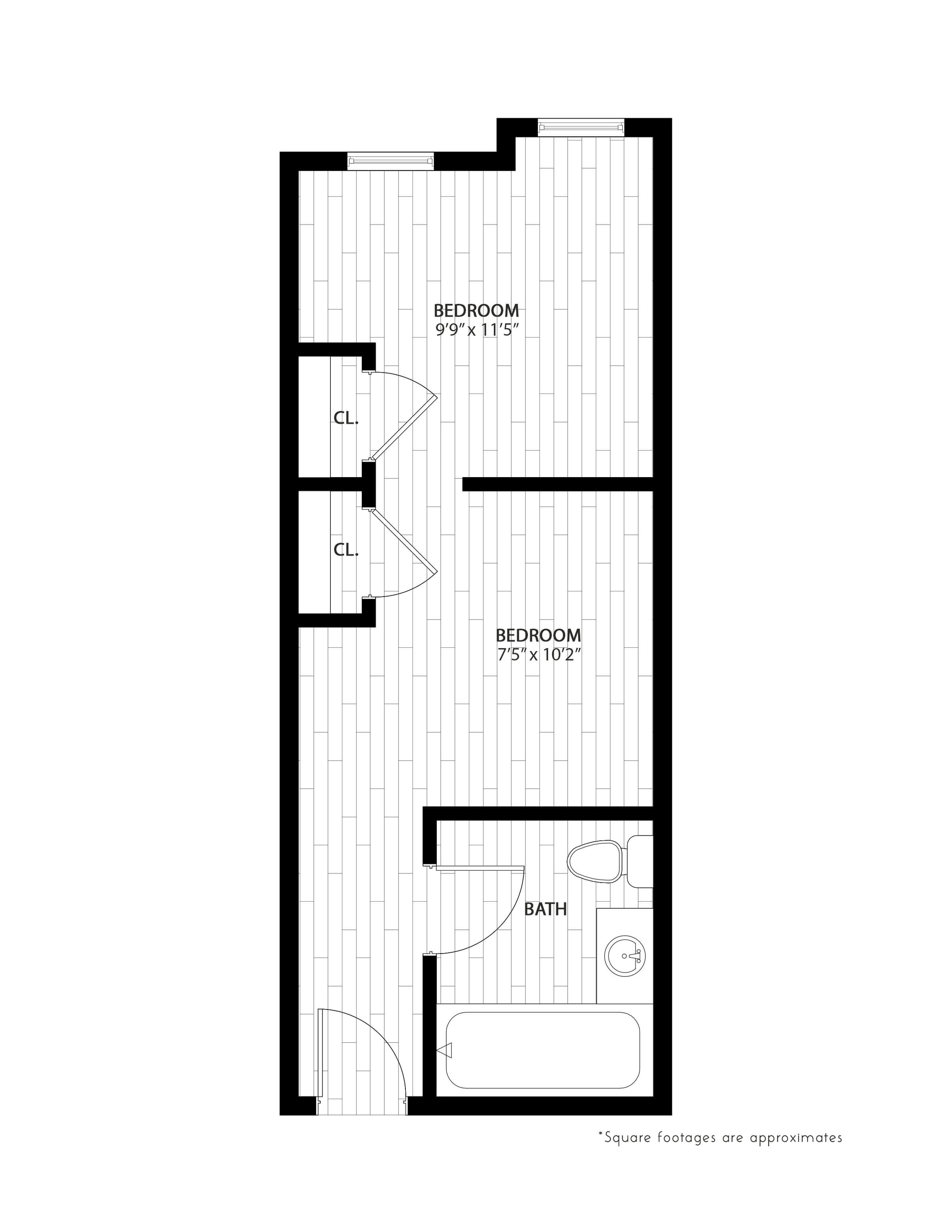 Brickmont at Acworth senior living community suite floor plan