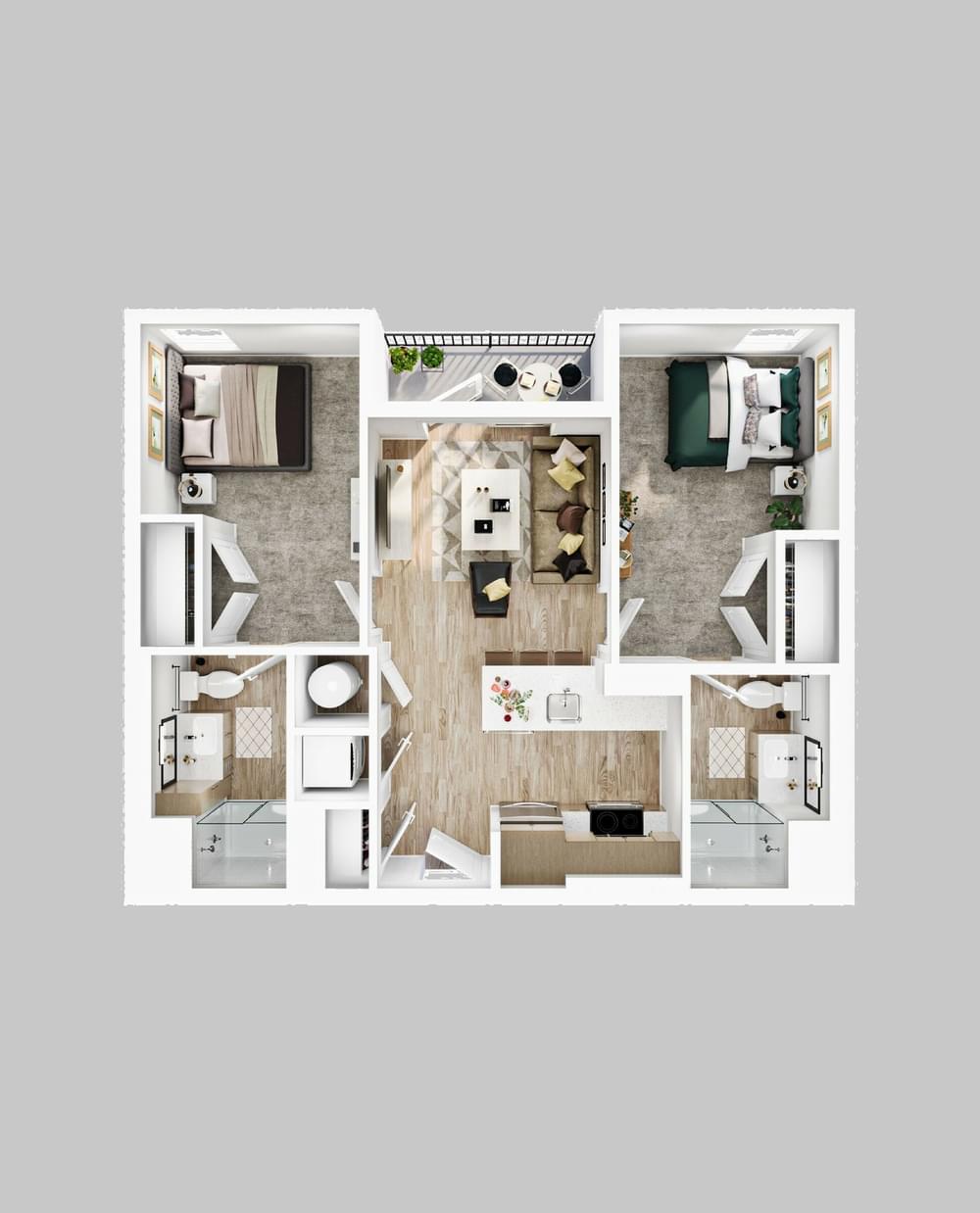 2 Bedroom