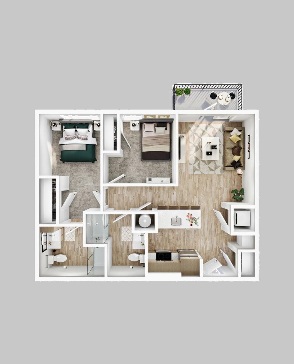 2 Bedroom