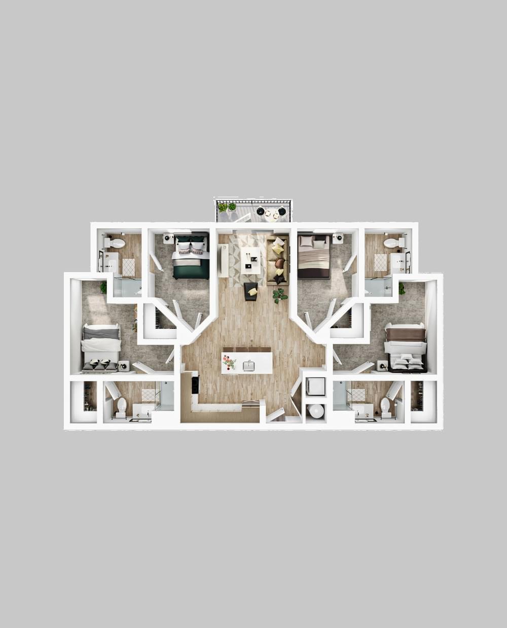4 Bedroom Co-Living
