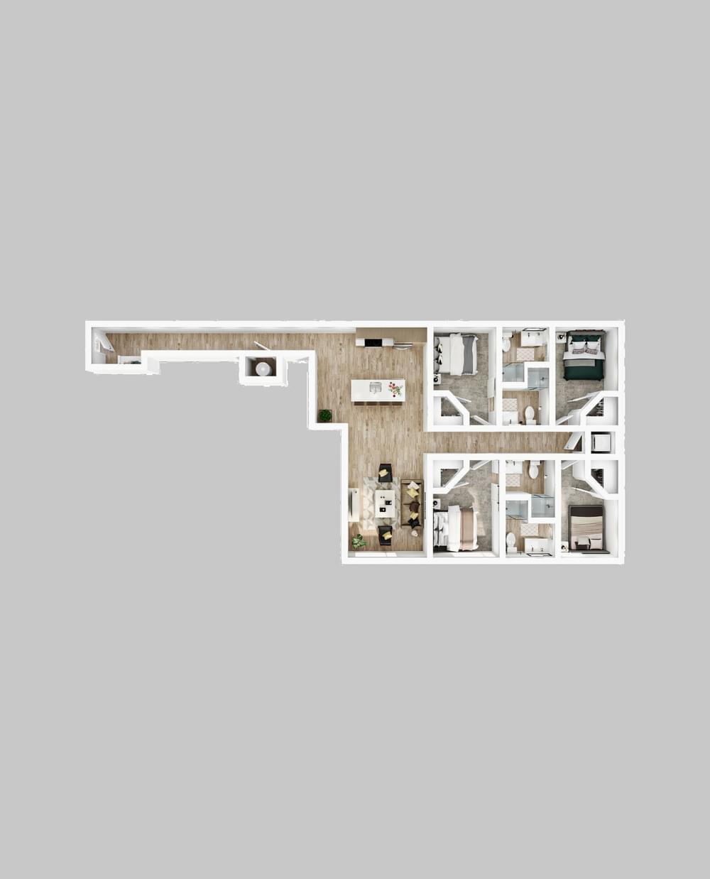 4 Bedroom Co-Living