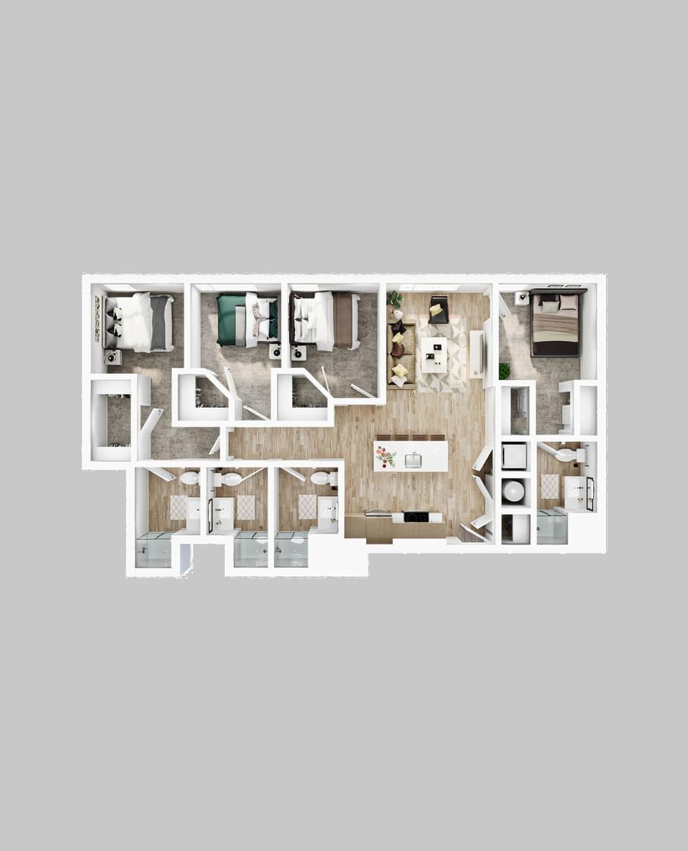 4 Bedroom Co-Living