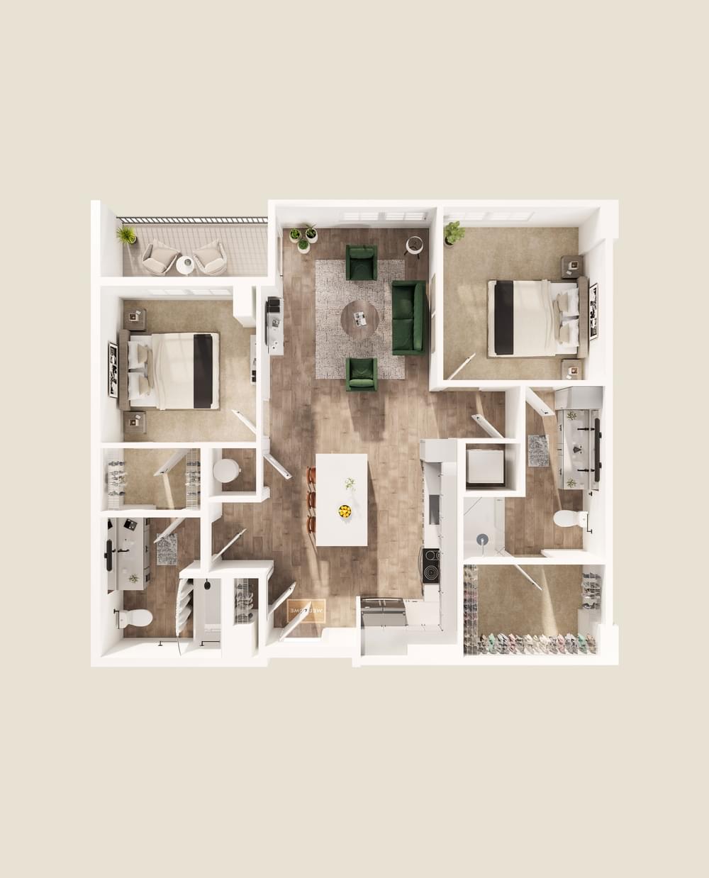 2 Bedroom