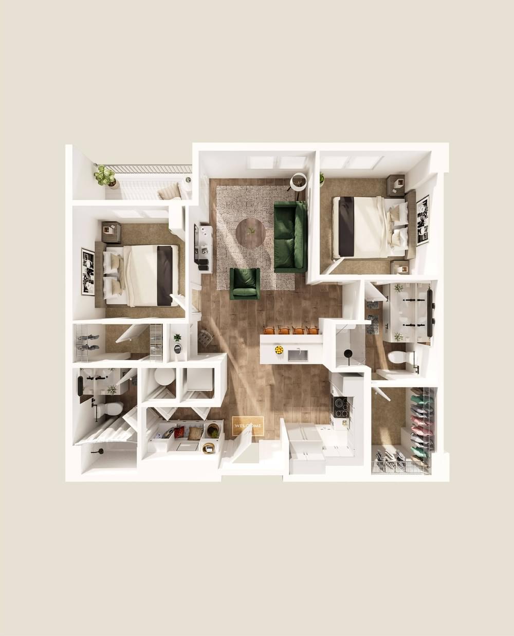 2 Bedroom