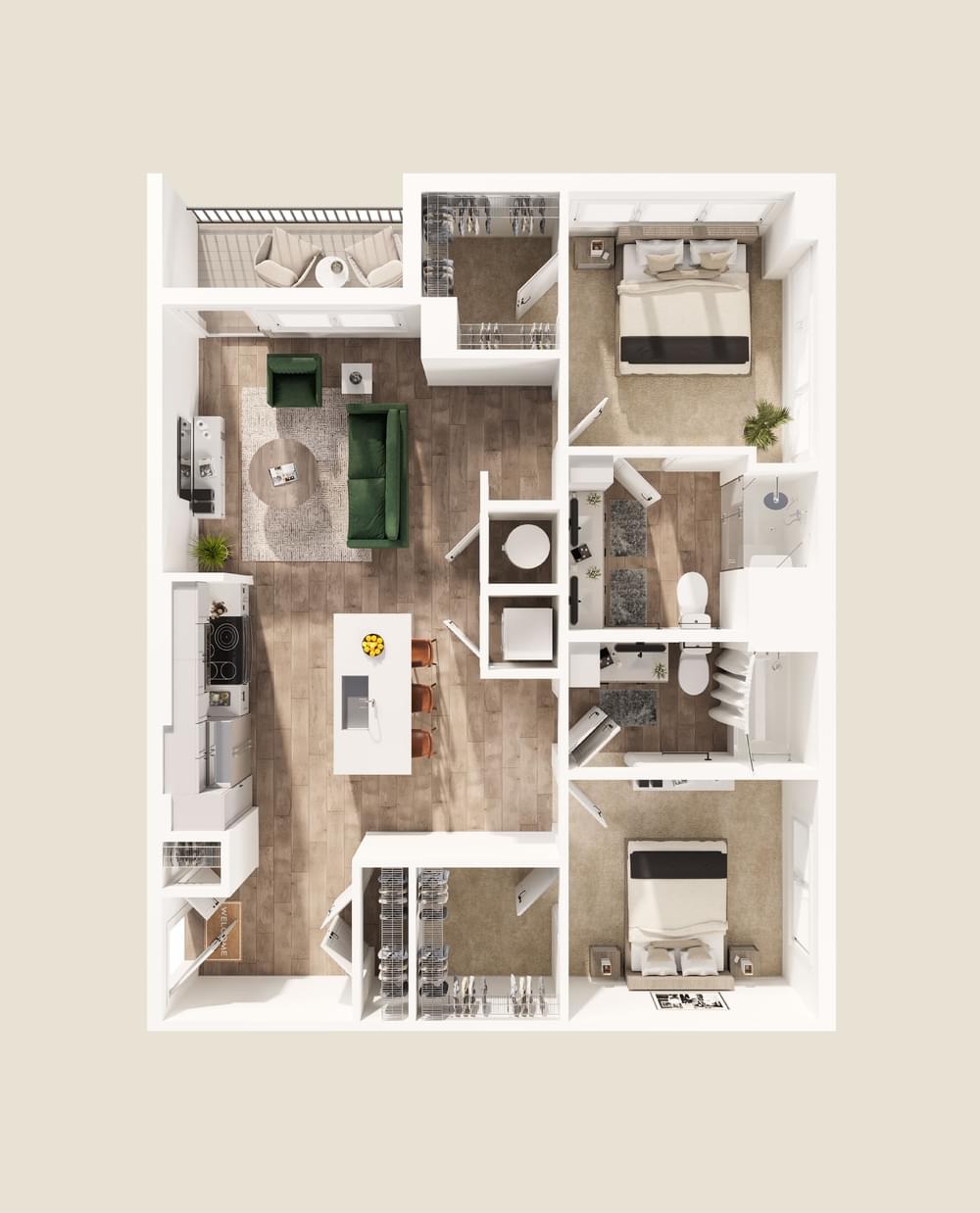 2 Bedroom