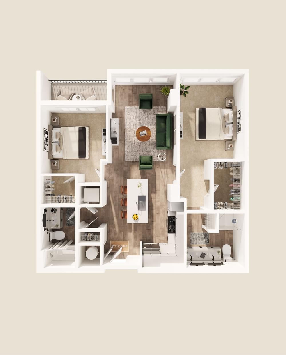 2 Bedroom