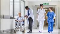 Elderly Person in Hospital