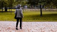 Elderly Woman Walking