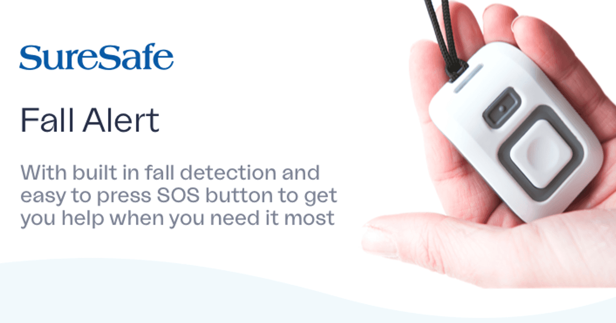 Fall Alert Without A Button Fall Alert - Fall Alarm for the Elderly - SureSafe