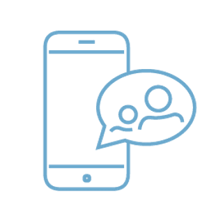 Mobile phone with message